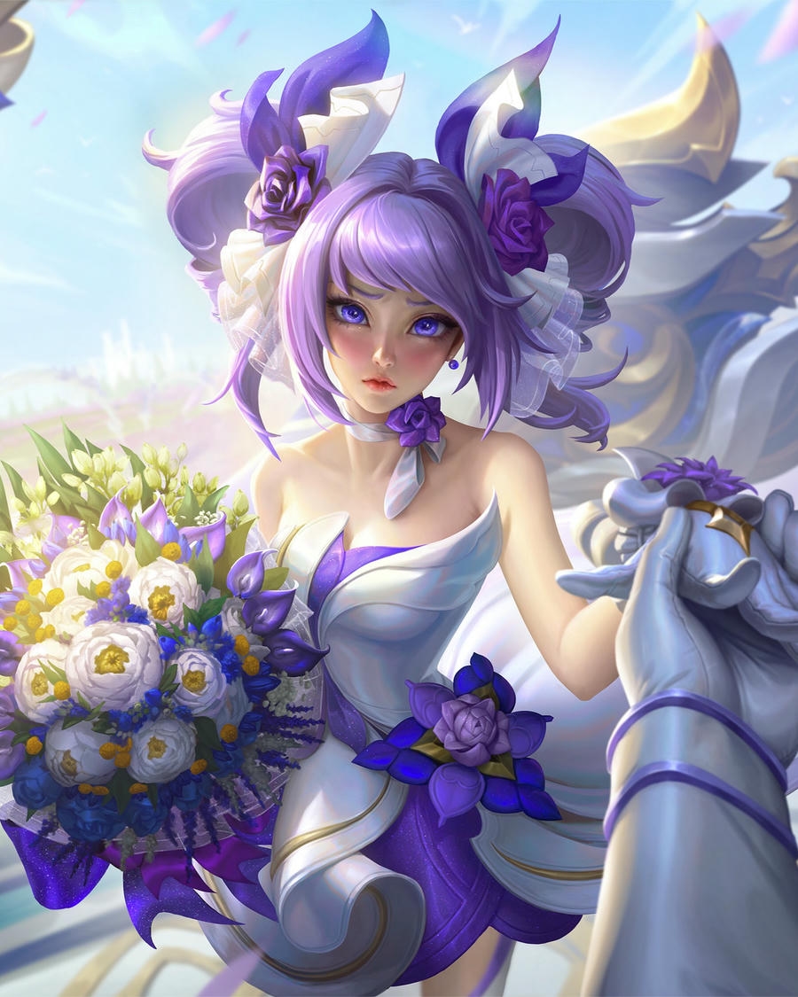 ảnh cưới đẹp lung linh ngoài trời