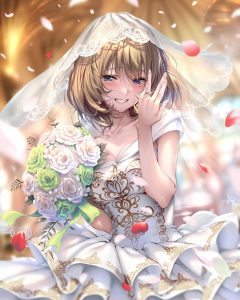 ảnh đám cưới anime ánh sáng đẹp