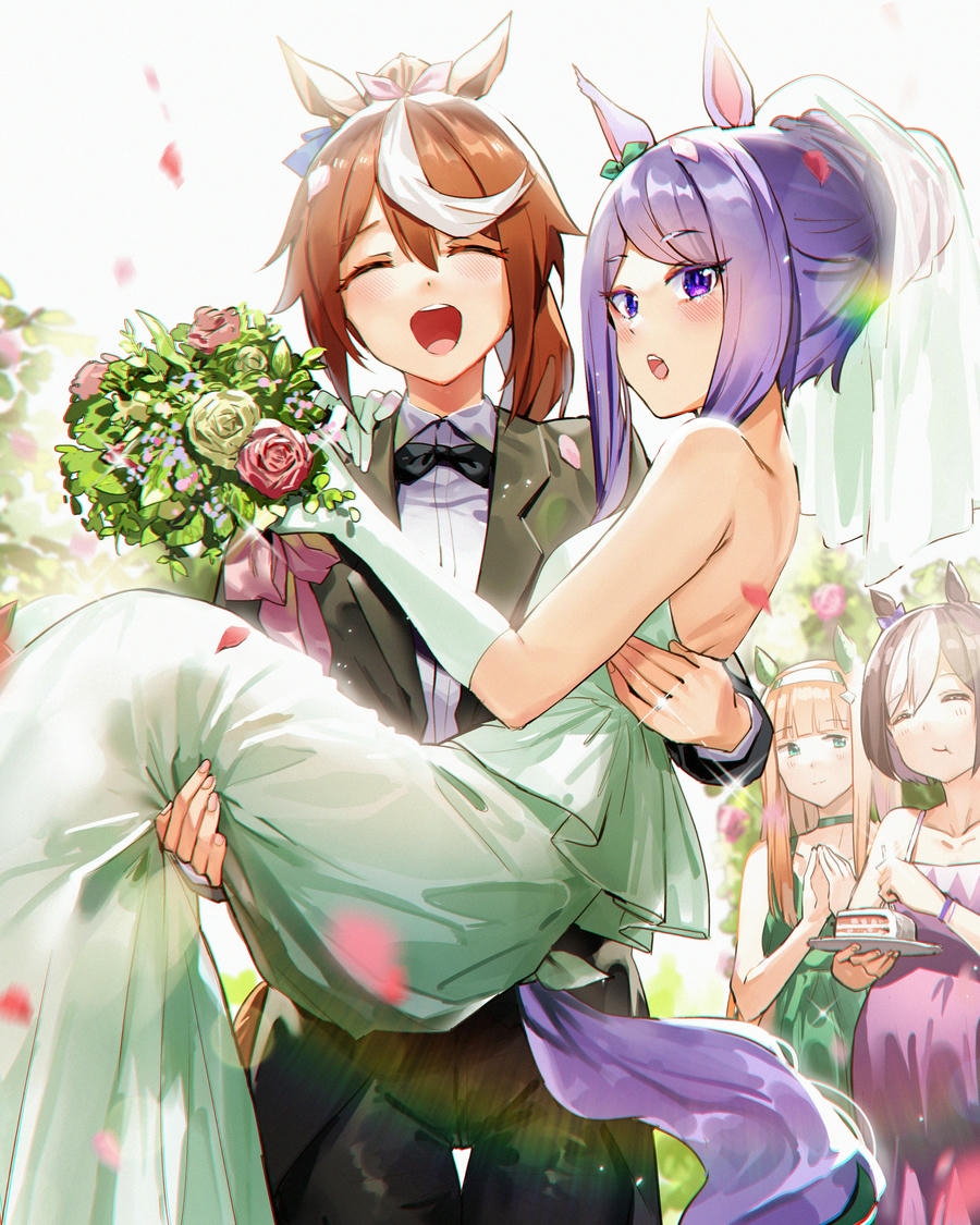 ảnh đám cưới anime dễ thương