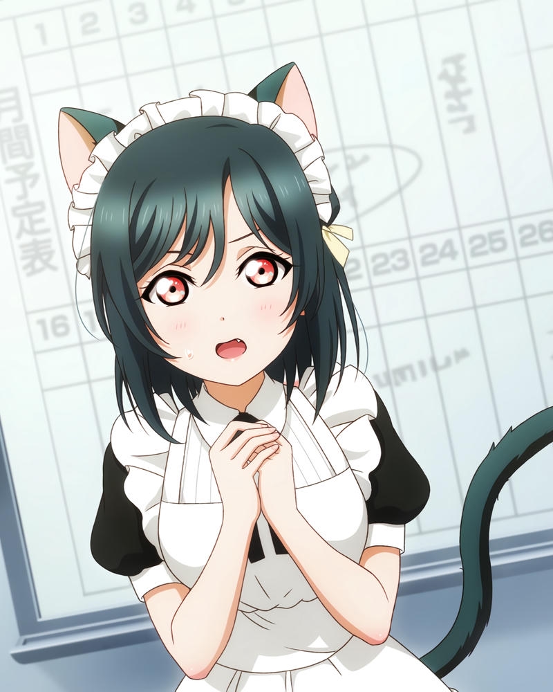 ảnh hầu gái anime đáng yêu sáng tạo