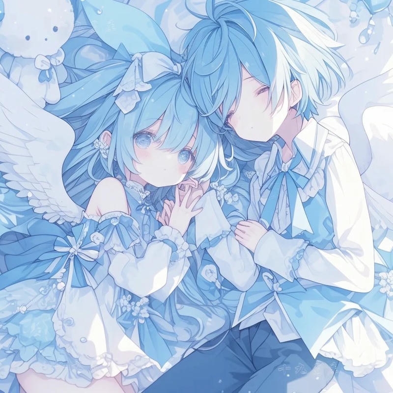 ảnh lãng mạn anime cặp đôi dễ thương