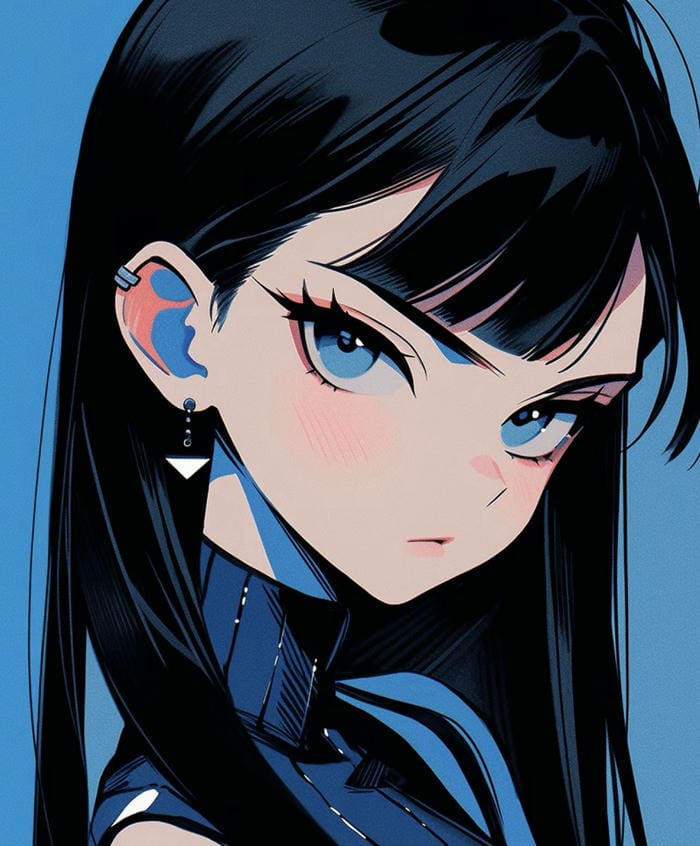 ánh mắt ngầu sắc