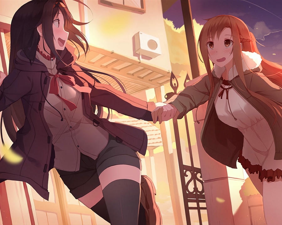 ảnh nắm tay anime phong cách Nhật