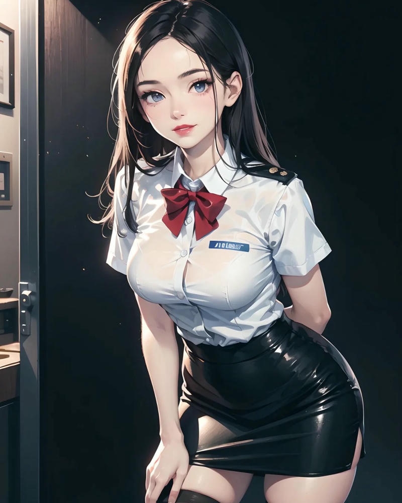 ảnh nữ anime quyến rũ tươi sáng tự nhiên