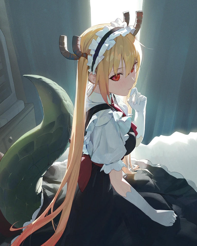 anime cute hầu gái trẻ trung đáng yêu