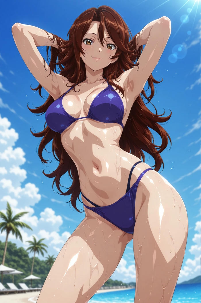 anime gái bikini thời trang