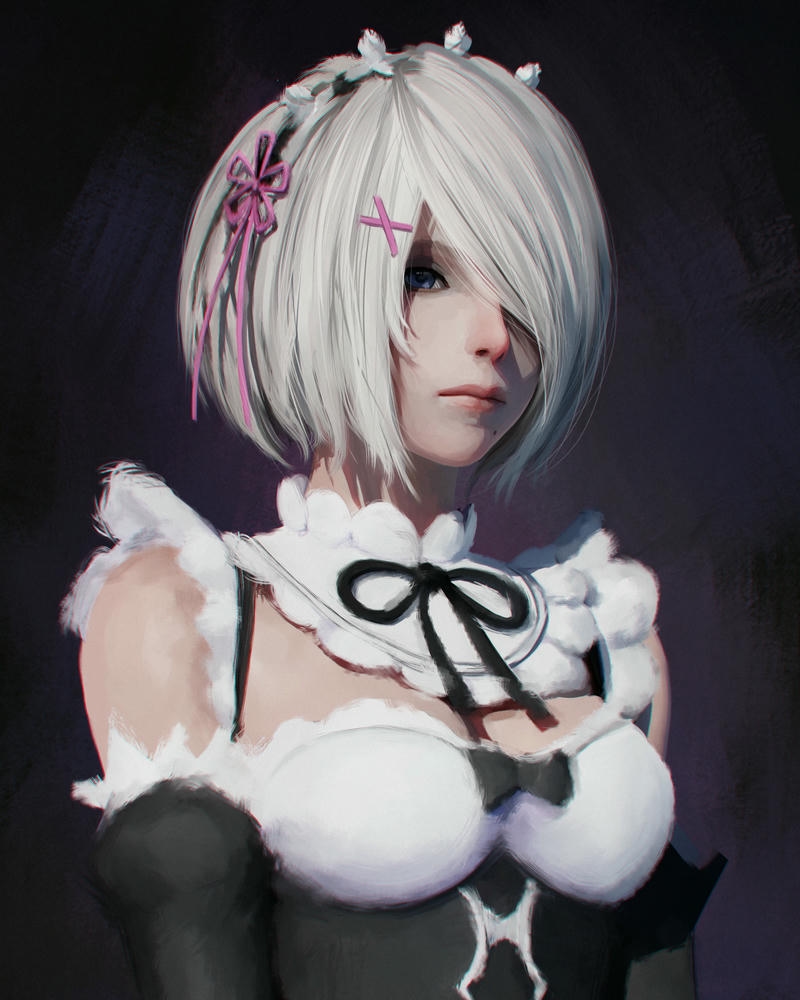 anime hầu gái ảnh lung linh đầy cảm xúc