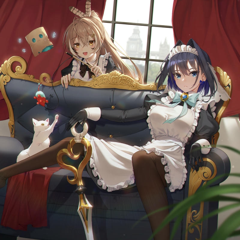 anime hầu gái cute dễ thương nổi bật