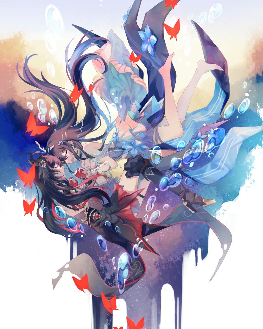 anime nắm tay hạnh phúc đáng yêu