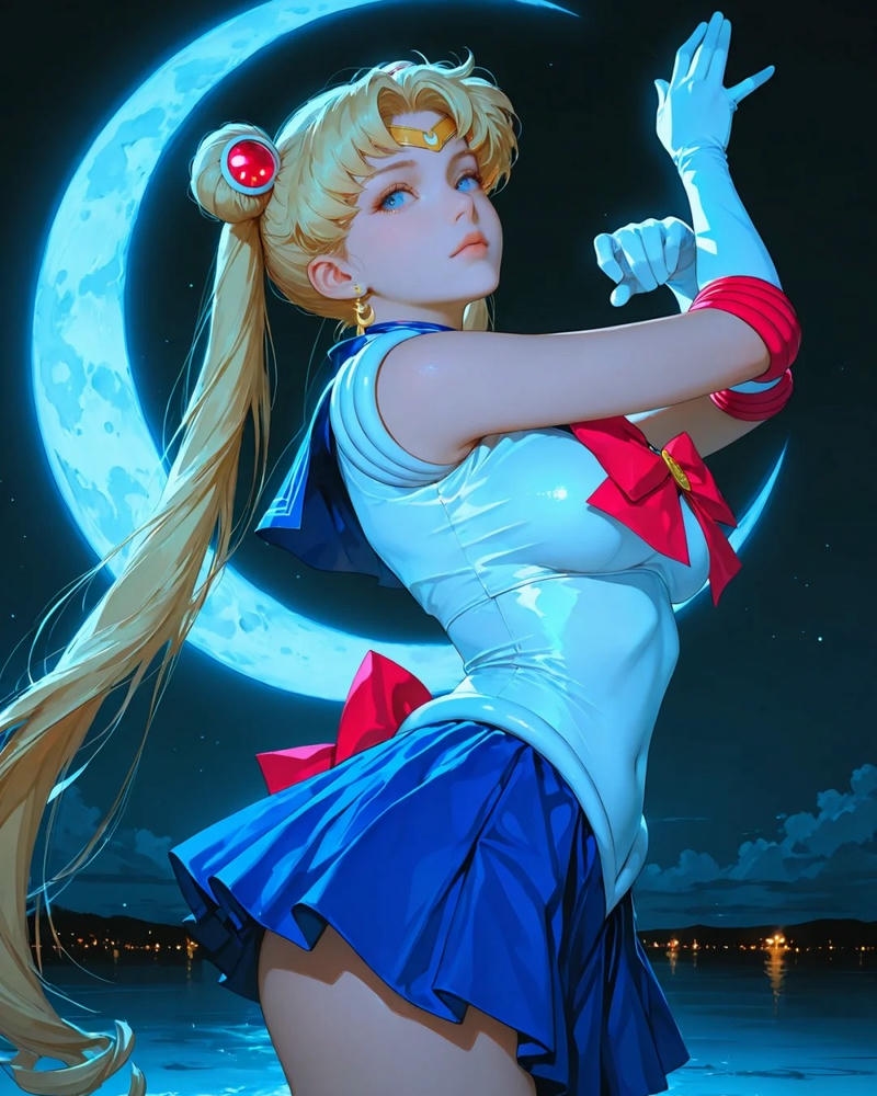 anime nữ ngầu quyến rũ rạng rỡ năng động