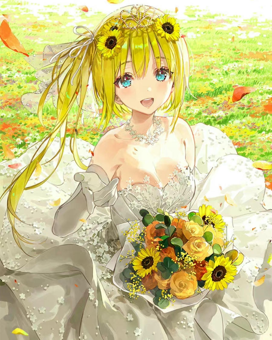 avatar đám cưới hoạt hình