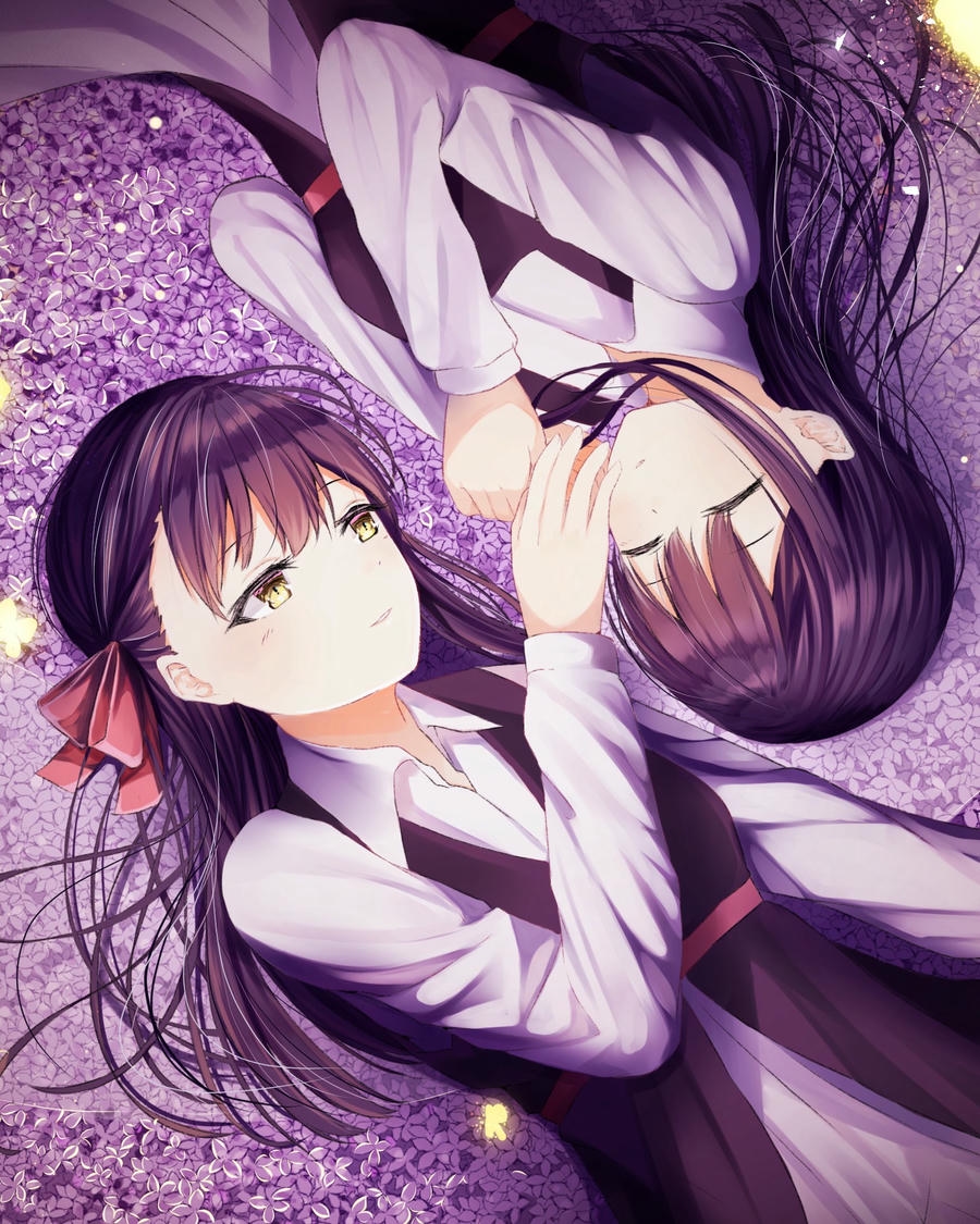 bách hợp anime trong mưa