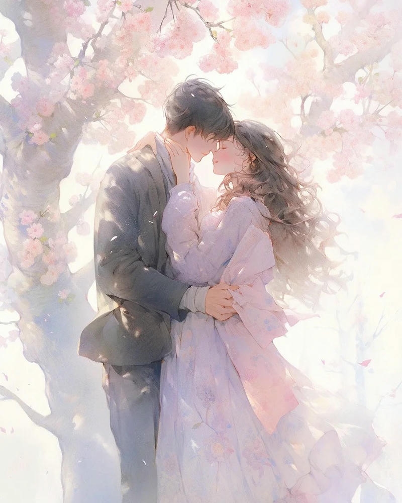 cặp đôi anime ảnh tình cảm