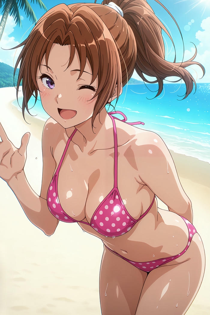 gái anime cute bikini sành điệu