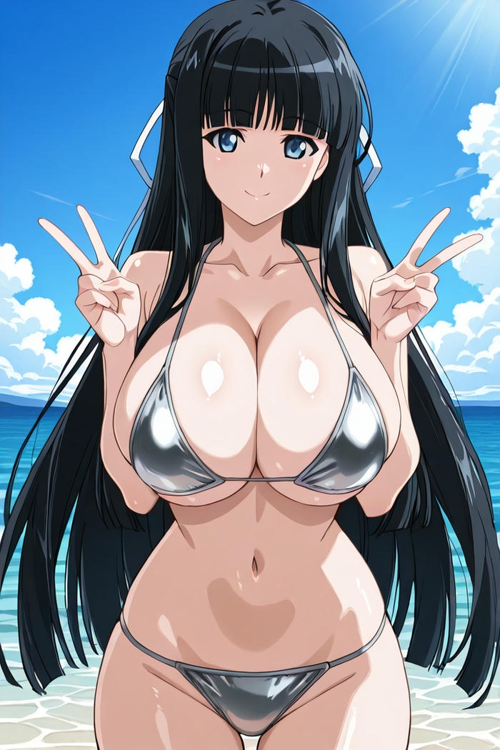 gái anime cute bikini tạo dáng sexy