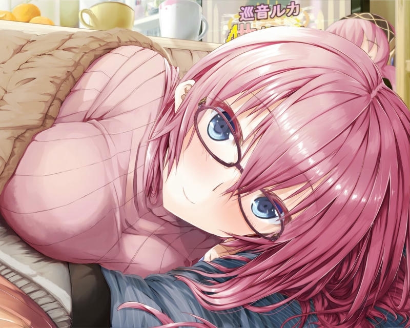 gái anime cute to tròn cô đơn