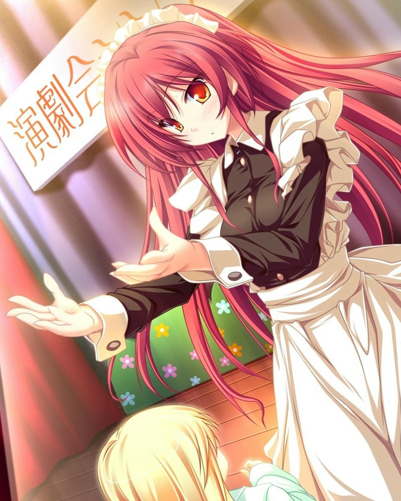 hầu gái cute anime dễ thương dịu dàng