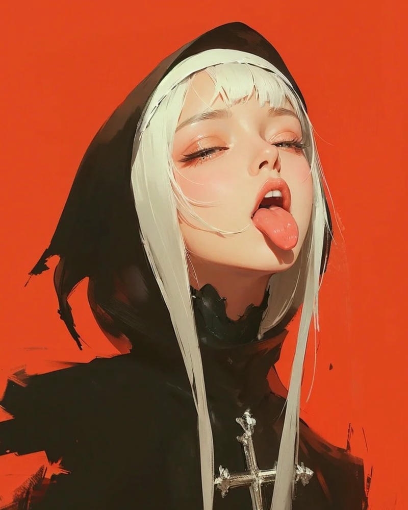 hình ảnh anime nữ quyến rũ dịu nhẹ lôi cuốn