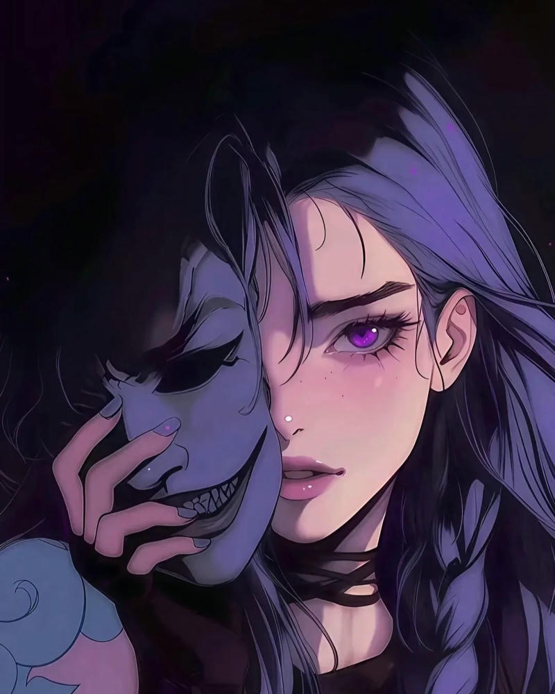 hình ảnh anime nữ quyến rũ phong thái tinh tế