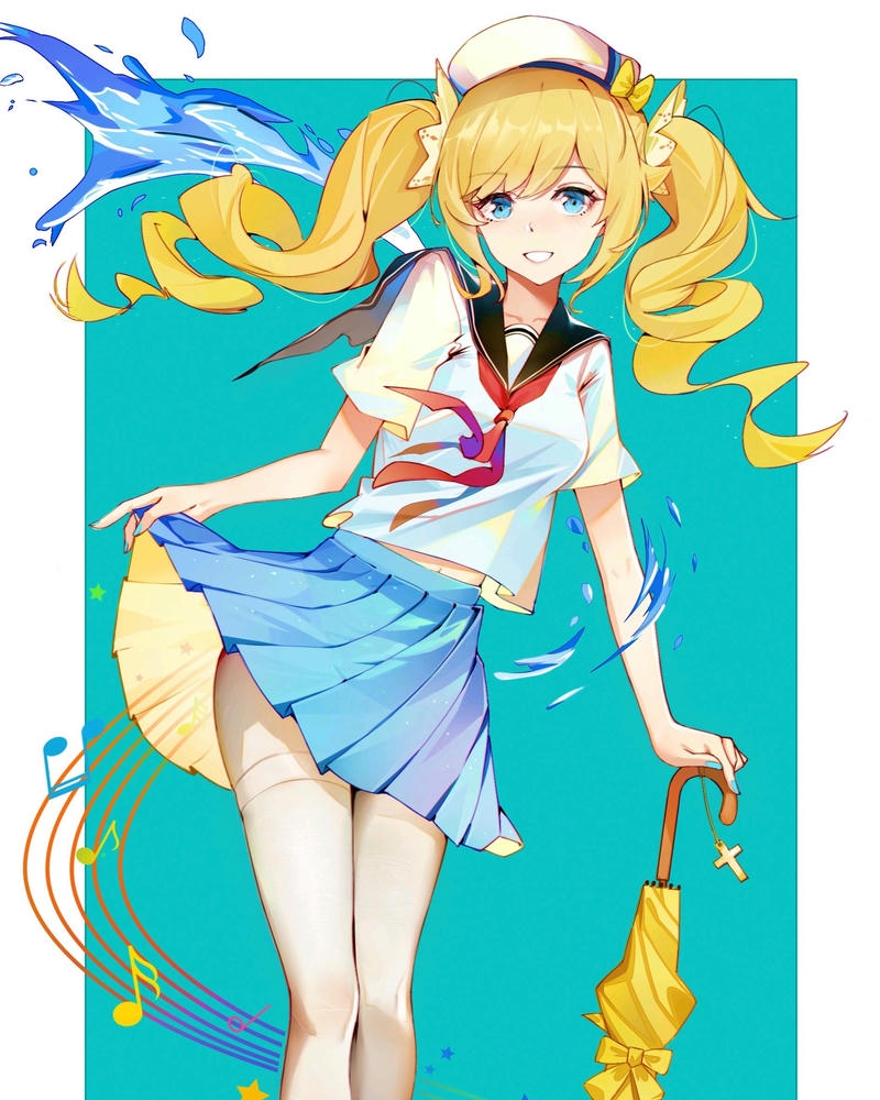 hình ảnh anime nữ quyến rũ tươi tắn cuốn hút