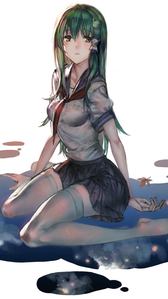 hình nền anime nữ nền sáng