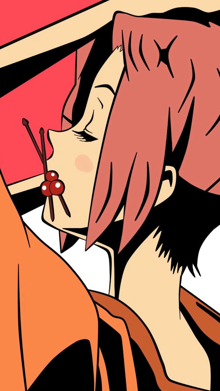 hình nền anime nữ tạo dáng