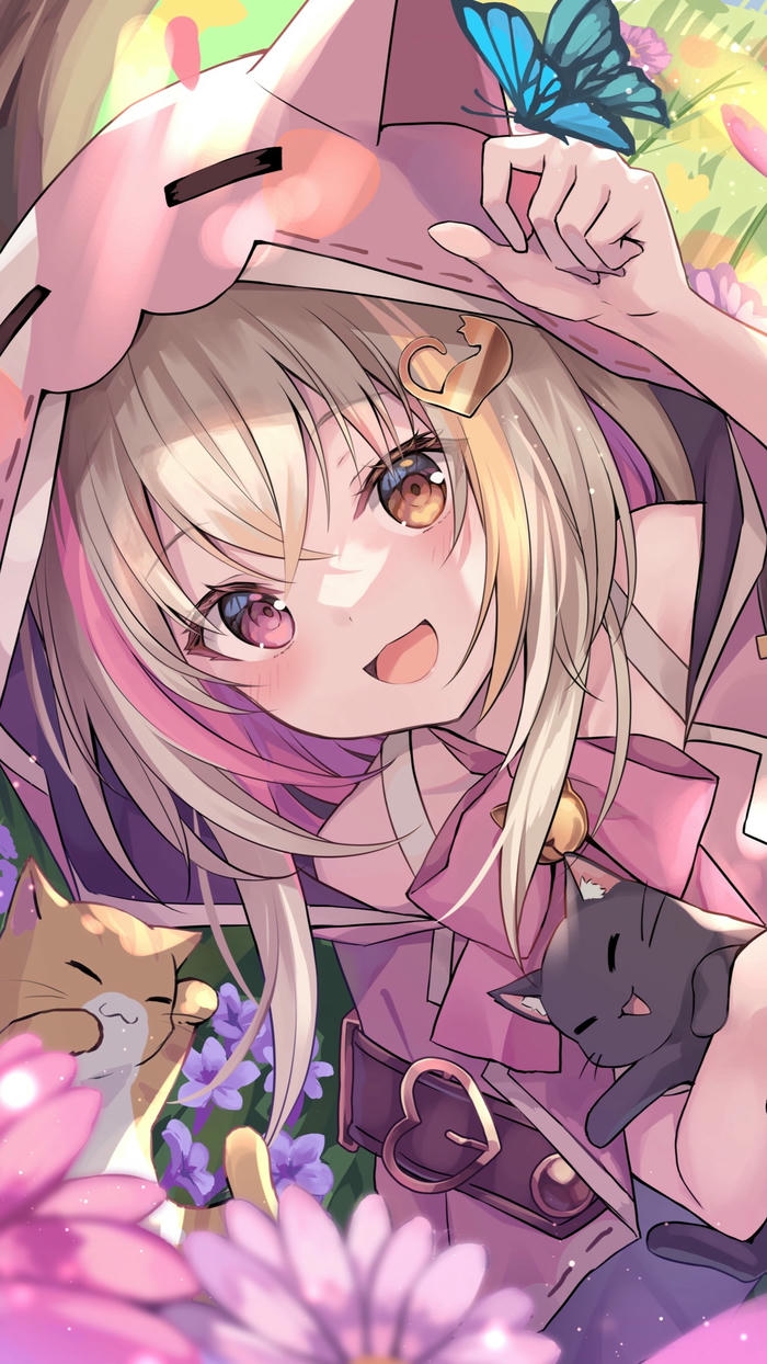 hình nền anime nữ tone sáng