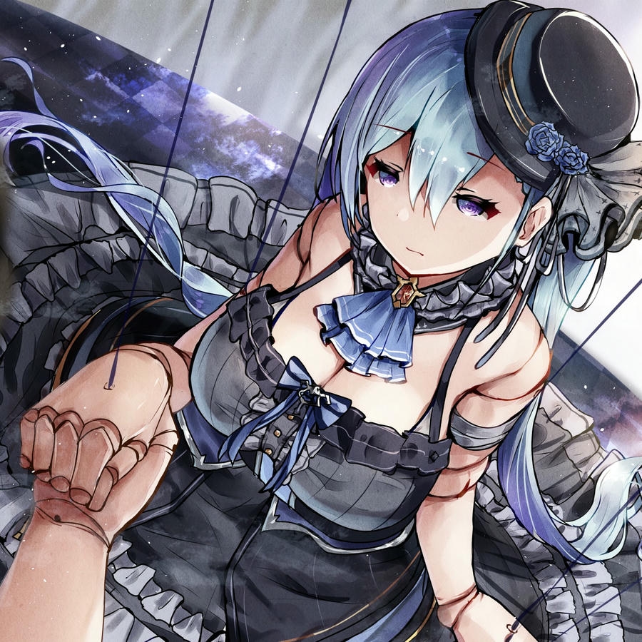 nắm tay anime cute đáng yêu