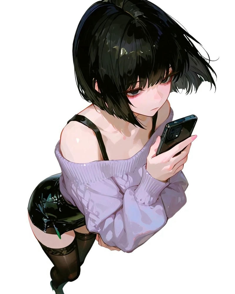 nữ anime quyến rũ cute giản dị mà xinh