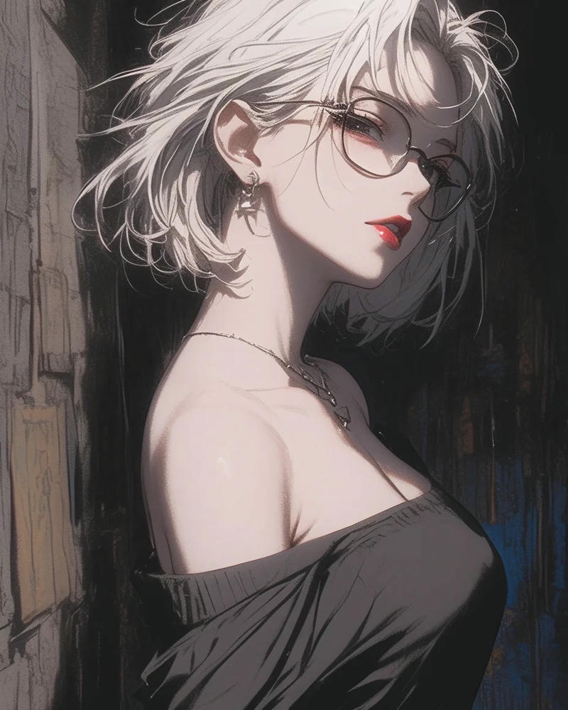 nữ anime quyến rũ cute nhẹ nhàng hiện đại