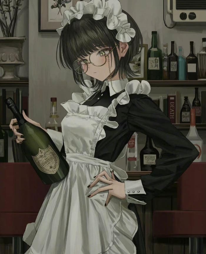 nữ anime thần thái