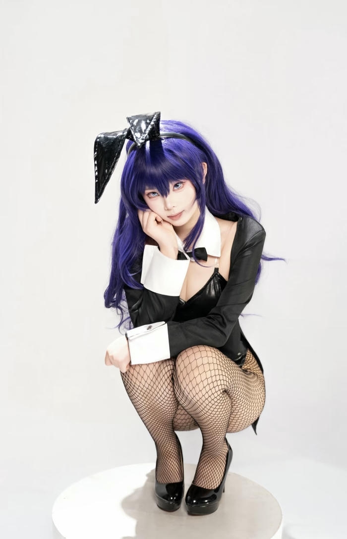 Ảnh cosplay thỏ gương mặt baby dễ thương