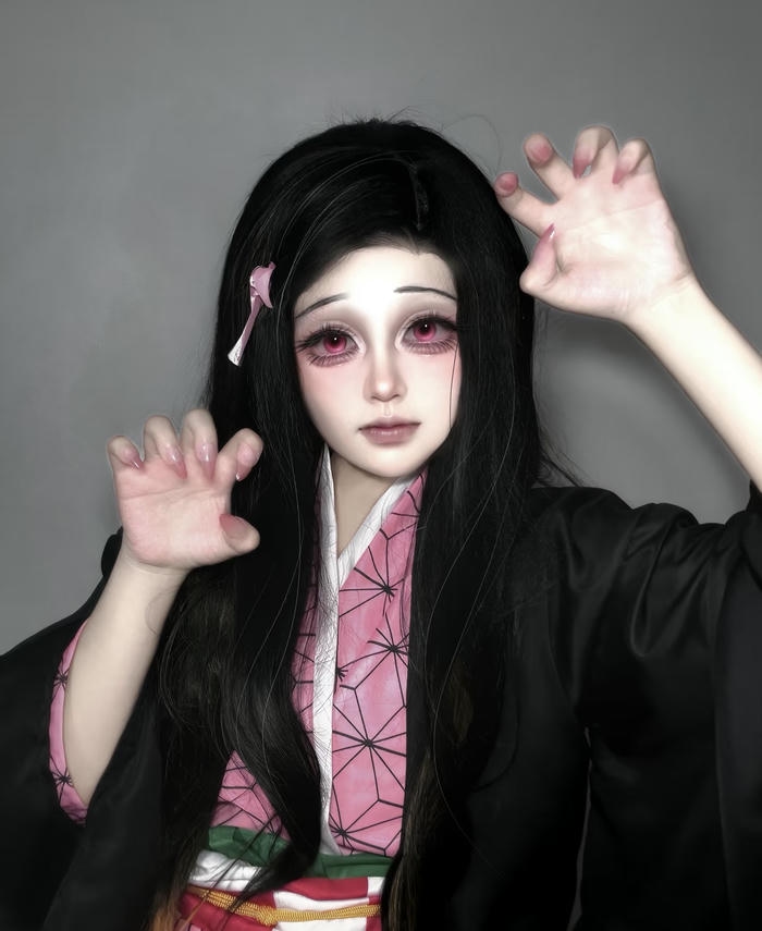 Anime cosplay Nezuko gợi cảm xinh cực nổi