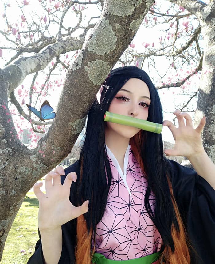 Cosplay Nezuko cute dễ thương cực rực