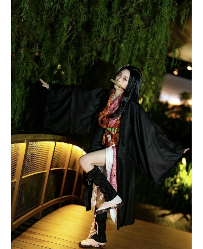 Cosplay Nezuko quyến rũ ngọt ngào cuốn hút