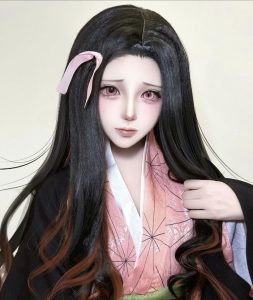 Cosplay Nezuko táo bạo sexy cực hút