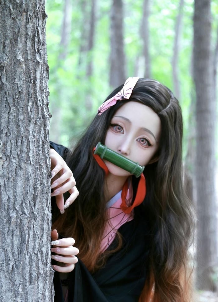 Cosplay Nezuko xinh đẹp cực ngọt ngào