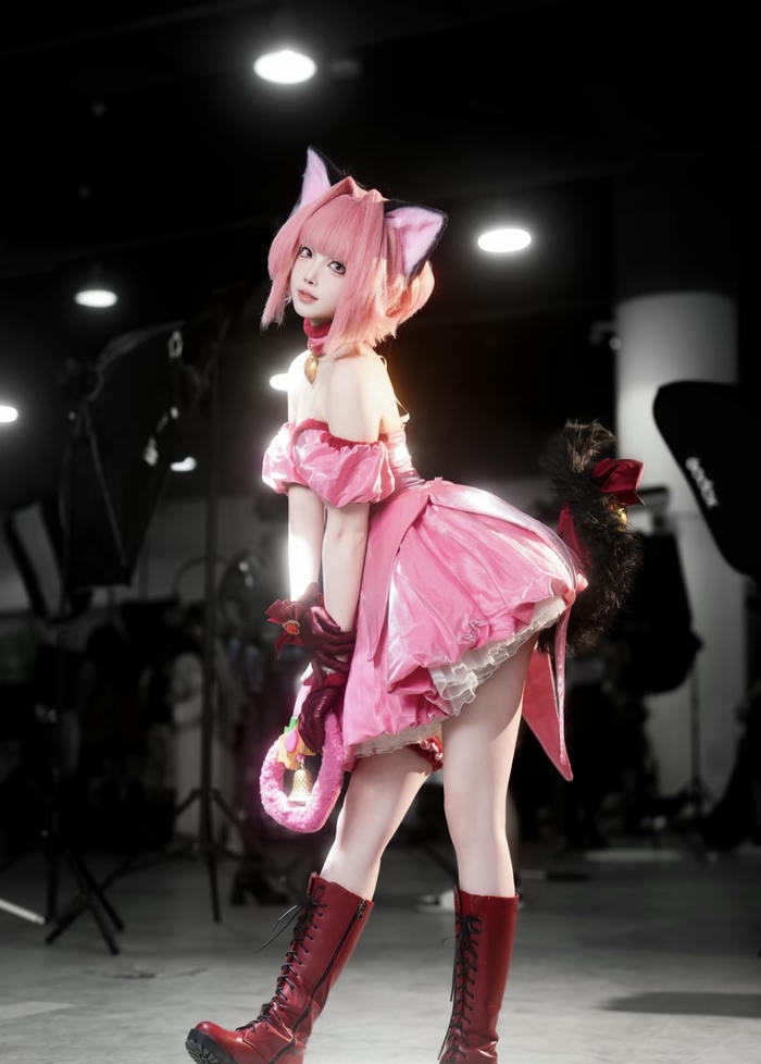 Cosplay mèo đôi tai dễ thương
