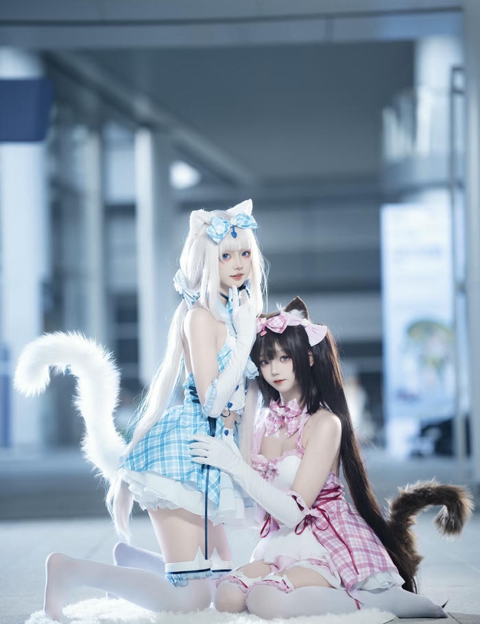 Hình ảnh cosplay mèo dáng ôm thon gọn