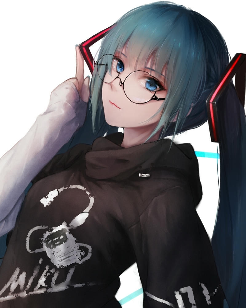 ảnh anime đeo kính cute quá trời