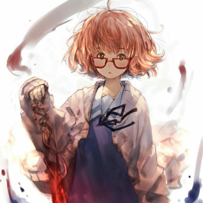 ảnh anime đeo kính cute xinh xắn