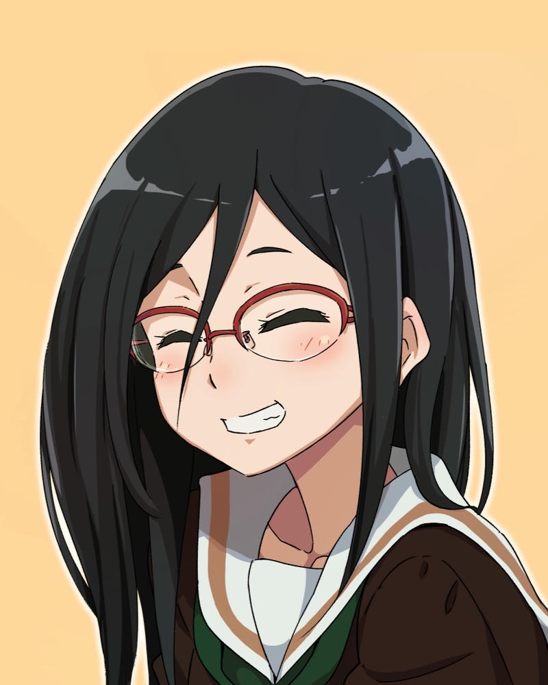 ảnh anime đeo kính nghệ thuật đẹp