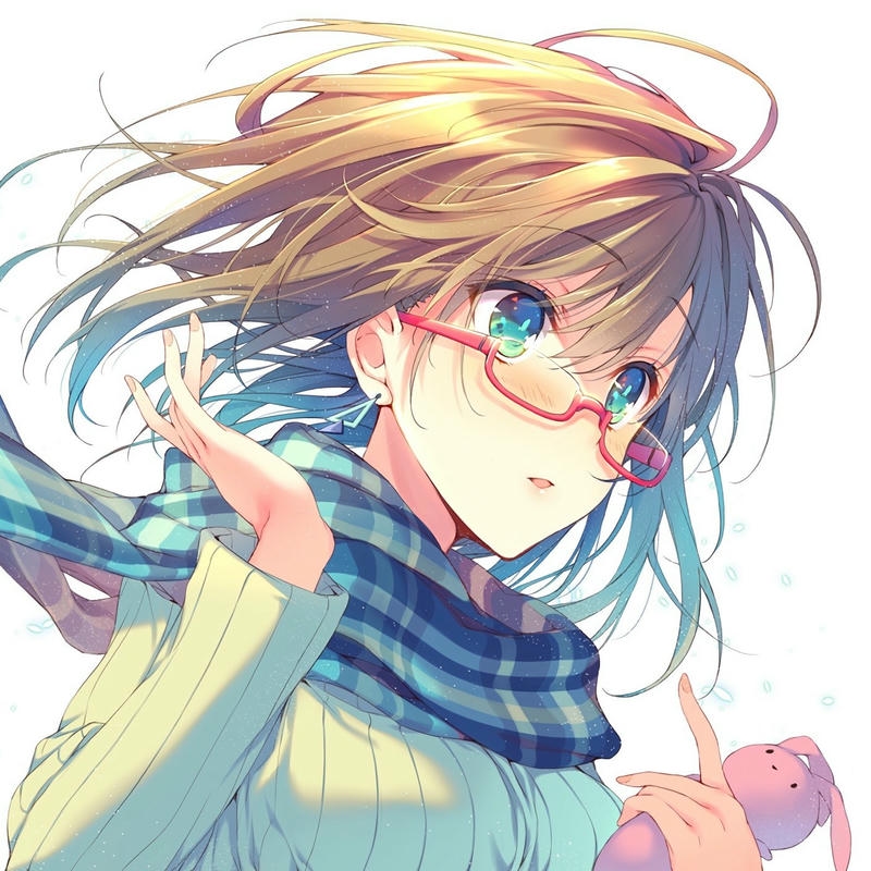 ảnh anime đeo kính nổi bật