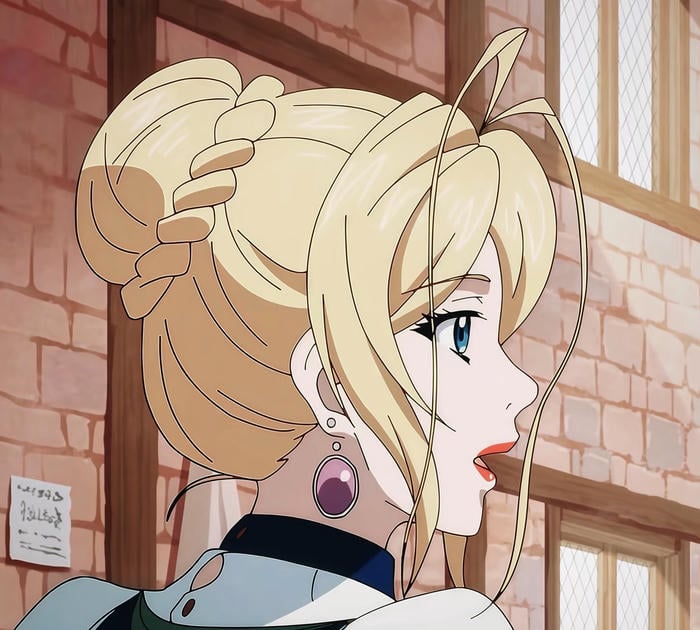 ảnh anime hair yellow