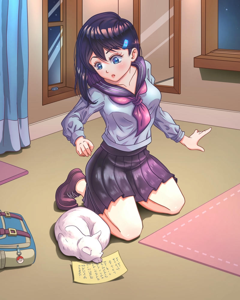 ảnh anime học đường cực xinh