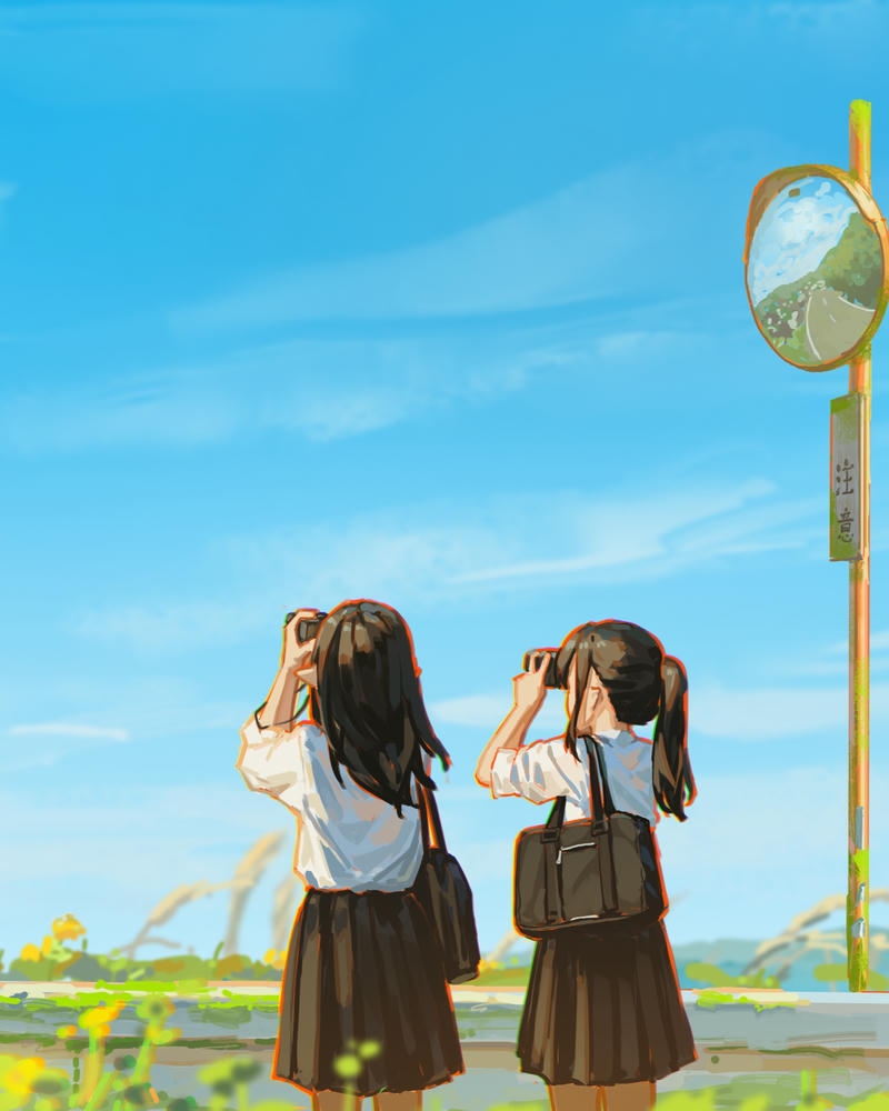 ảnh anime học sinh cá tính