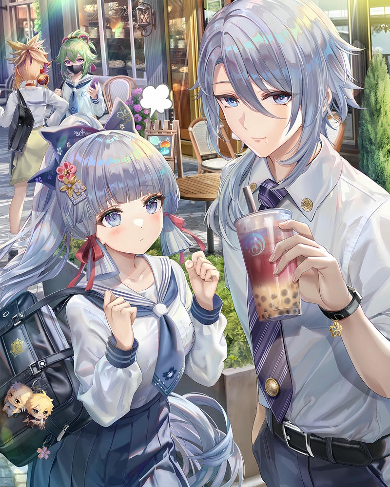 ảnh anime nam học sinh cá tính