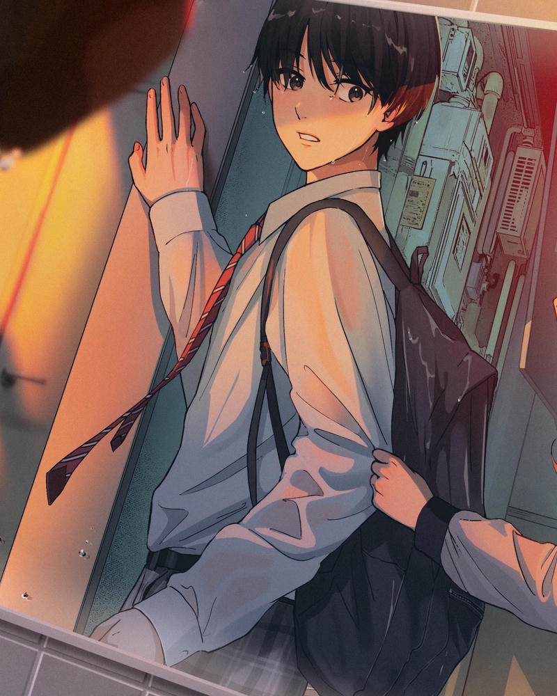 ảnh anime nam học sinh ngầu