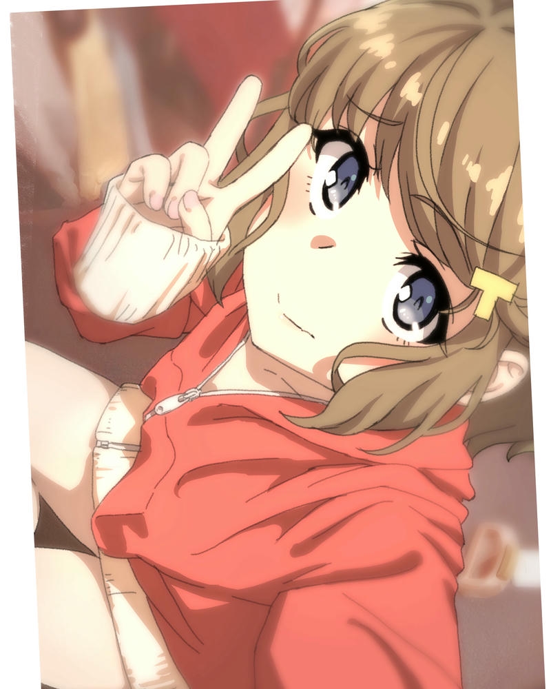 ảnh anime nữ cute chill