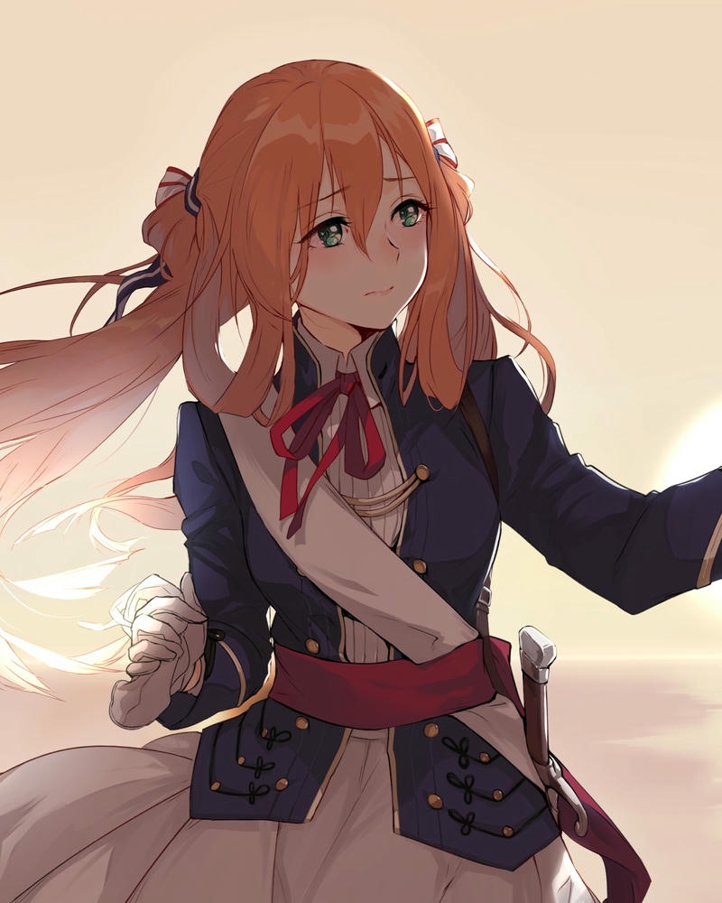 ảnh anime nữ cute mơ màng